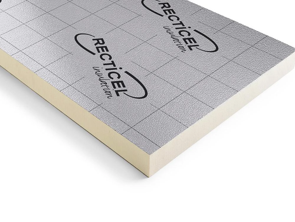 Powerwall S PIR insulation board suitable for external walls - corner