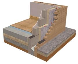 Recticel Insulation Eurowall Cavity build up