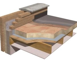 Recticel Insulation Plylok build up example image