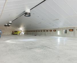 Powerline  isolatieplaat met een goed brandgedrag voor agrarische gebouwen voor bewaar of opslagplaatsen