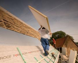 Powerroof Panneau d'isolation thermique pour toits en pente sarking - installation