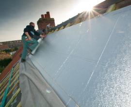 Powerroof sarking isolatieplaat voor hellende daken plaatsing