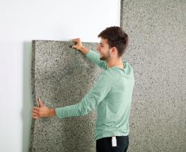 Recticel Insulation's Silentwall acoustic insulation installation image