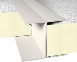 K-Klemmprofil: Montage- und Fixierprofil aus PVC für Dachdämmplatten in landwirtschaftlichen Gebäuden.