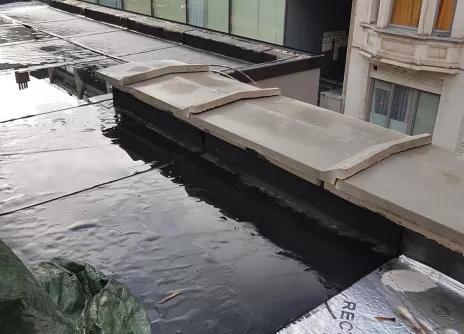 La construction d’une duplex de rez de chaussée avec Eurothane Silver isolation pour toitures plats