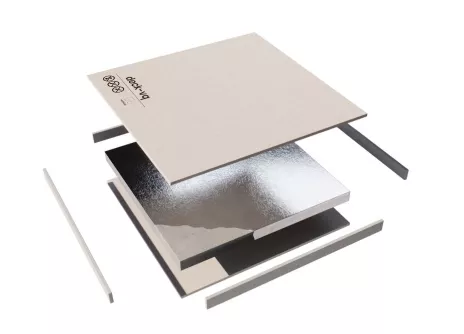 vue explosée isolant sous vide d'air Deck VQ