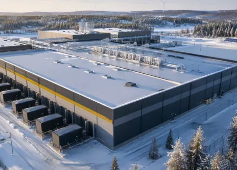 Datacenter in Finland, generated with AI as an example